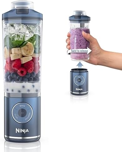 Ninja Blast Max, Portable Blender + Twist & Go, Personal Smoothie...