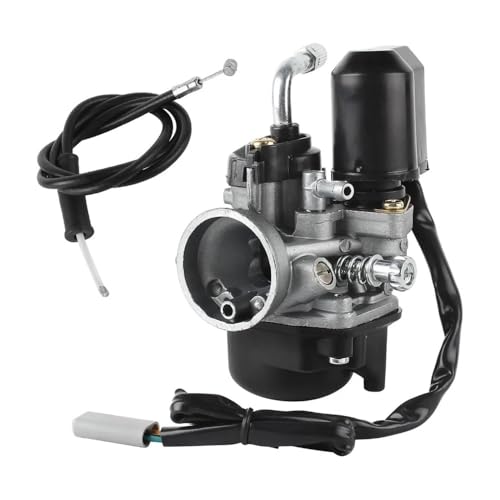 TnXYRheG Carburador 82666R for ET2 50cc 2T 1998-2003 82674R 487823 17,5 mm 50cc Scooter Carburador