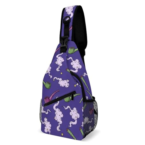 Mochila pequeña cruzada de tirante ajustable ligera para senderismo miniatura 1