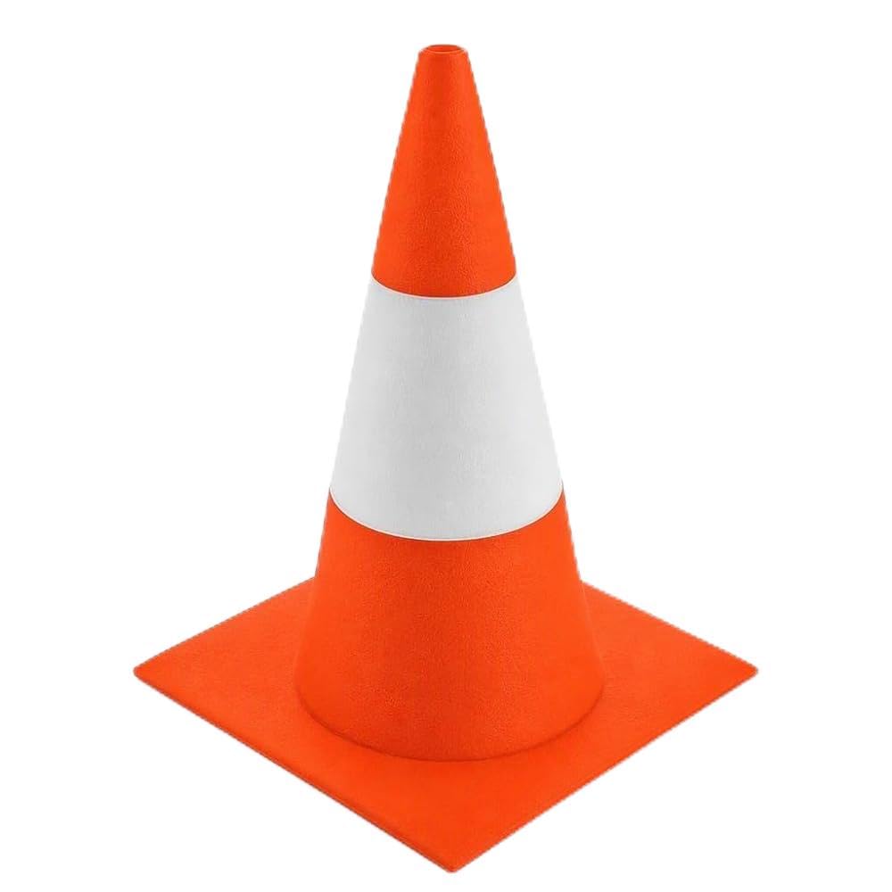 LCOLYDM 1 Pack Traffic Cone Hat, Funny Orange Fancy Dress