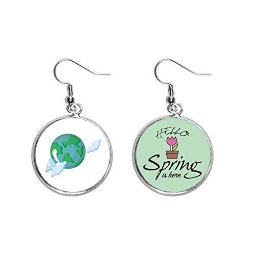 Universo y extranjero pendientes de primavera para regalar