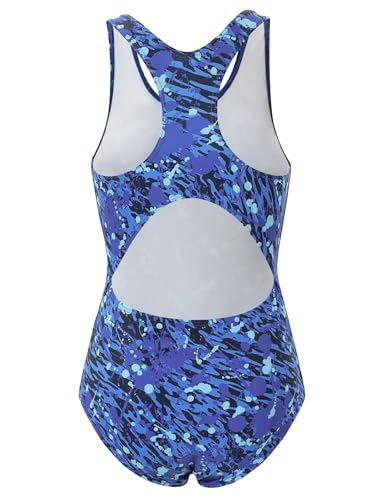 Image of Girls' Swimsuit One Piece Swimming Suits Flyback Swimwear for Practice