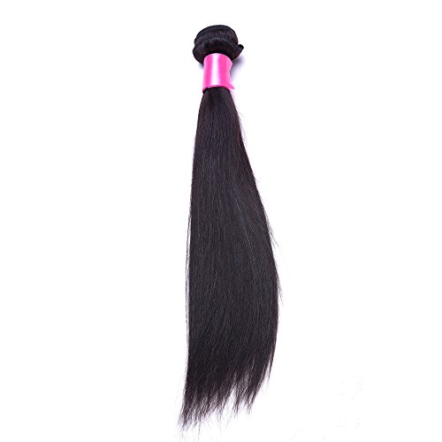 DFX Hair (TM) 8~30 inches Silky Straight Brazilian Virgin Human Hair Extension, Natural Color(14)