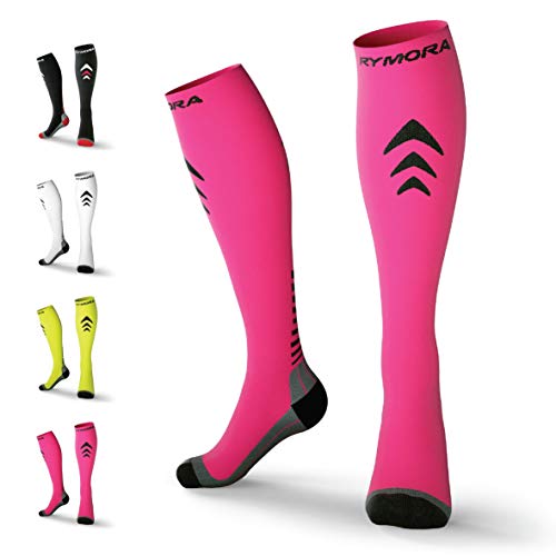 Rymora Compression Socks for Men and Women (Cushioned, Graduated Compression, Seamless)