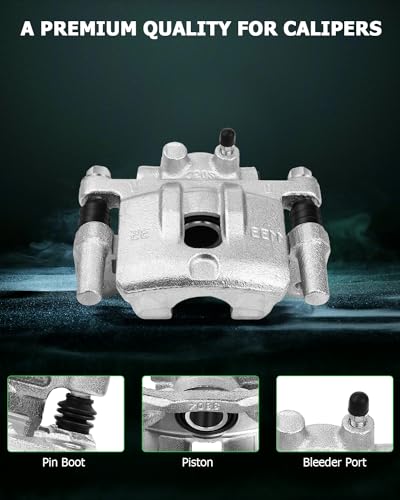 Image of SCITOO 18B5039 18B5038 Rear Brake Calipers With Bracket Fit For Chrysler For 200 /Sebring, For Dodge For Avenger /Caliber, For Jeep For Compass For Jeep For Patriot For Mitsubishi For Lancer