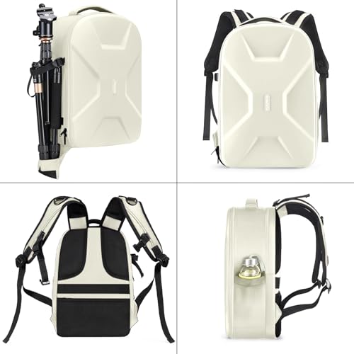 Image of MOSISO Camera Backpack, Photography Camera Bag 15-16 inch Waterproof Hardshell Case with Tripod Holder&Laptop Compartment