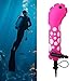 JISADER Dive Surface Marker Buoy SMB Diving Equipment Compact, Snorkeling, Underwater Signal Tube Outdoor Inflatable Diving Buoy, Fluorescent Pink