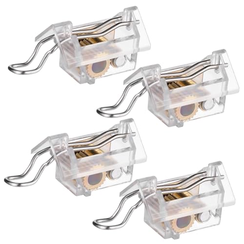LIFKOME Lot De 4 Verrous De Cordon pour Store Vénitien Petits Accessoires De Store en Plastique Robuste Mécanisme De Verrouillage Fiable à Usage Domestique Pièces Détachées/s
