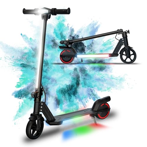 Foldable Electric Scooter for Kids with LED Lights