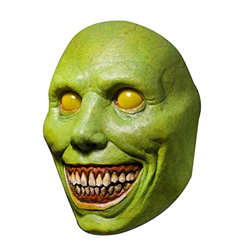 Creepy Halloween Mask, Smiling Demons Evil Cosplay Props Adult Costumes Novelty Latex Horror Realistic Decor Scary Mask Creepy Halloween Mask, Smiling Demons Evil Cosplay Props Adult Costumes Novelty Latex Horror Realistic Decor Scary Mask
