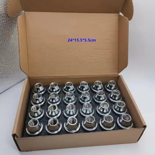 Tuercas de rueda M14x2.0 para Raptor y F250 tornillos de buje de coche 54mm 6