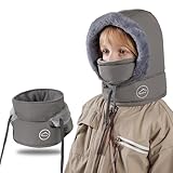 Matériaux de haute qualité: Fabriqué en polyester double couche de première qualité, d'un poids de 180 g, ce masque de ski d'hiver pour garçons et filles est durable, léger et respirant, avec une couche extérieure coupe-vent et une couche intérieure chaude et rembourrée pour assurer à votre enfant un confort et des performances durables pendant les aventures hivernales.
