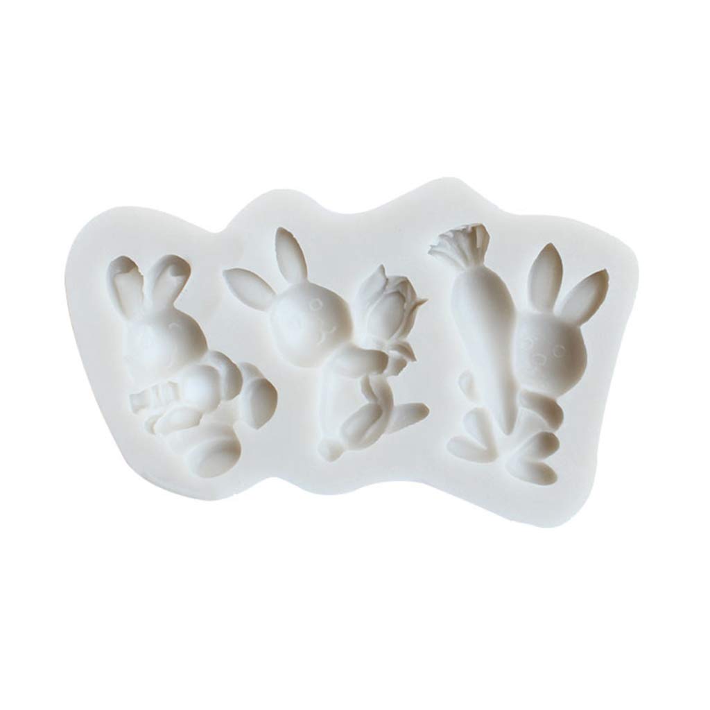 LEJIA - 3D Rabbit Shape Cake Mold Cake Decorating Soft Non-Stick