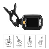 Plástico ABS, puede ser utilizado para afinación de guitarra, cromático, bajo, violín, viola y ukelele.