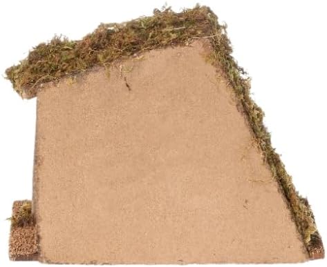 Fontanini by Roman 5" Scale Nativity Set with LED Stable – 4-Piece Holy Family with Angel and Lighted Italian Creche – Made in Italy