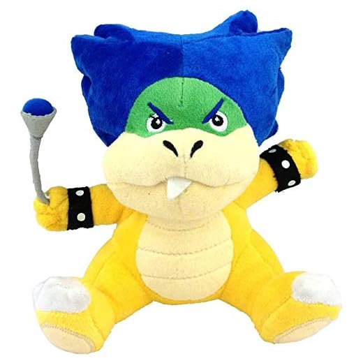 Cxjff Jellycat kanin grå niffler nyckelring Ludwig von Koopa Super Mario Bros Koopalings plyschleksak mjukt gosedjur 7 tum varorna utfärdas vanligtvis inom 2–3 dagar