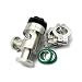 _BMT_ KF25 Flange Manual Right Angle Valve Bellow Valve, Viton Seal for Vacuum Isolation