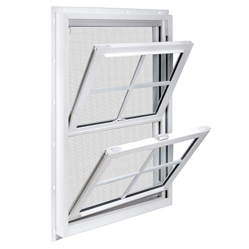 COLORPAPA Vinyl Double Hung Window