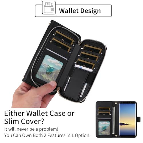 Coque Samsung Note 8 avec fermeture éclair résolvant le manque de place - 5