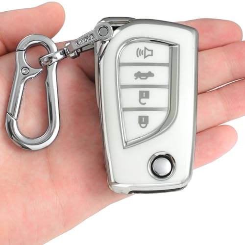 Coque de clé Toyota avec porte-clés pour protéger votre télécommande au quotidien