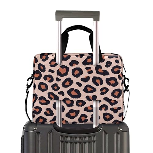 Funda maletín para portátil estampado leopardo 13-15.6" miniatura 3