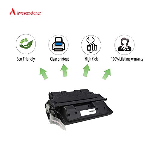 Awesometoner Compatible 1 Pack C8061X Toner Cartridge For Hp Laserjet 4100 4100N 4100Dtn 4100Mfp 4100Se 4100Tn 4101Mfp High Yield 10000 Pages #TOP2