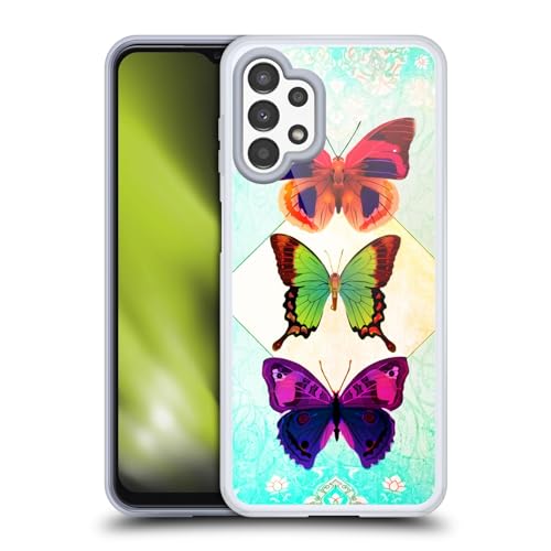 Funda gel suave para Samsung Galaxy A13 antigolpes con mariposas artísticas