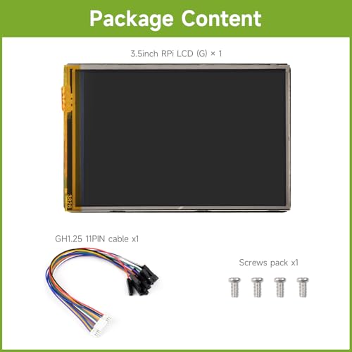 Image of Waveshare 3.5inch Resistive Touch Display, Compatible with Raspberry Pi 5 /4B /3B, Pi Pico, IPS Panel, 320x480, Immersion Gold Process, 262K Color