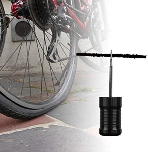 Miniatura 7 de Oumers Kit de herramientas de reparación de neumáticos de bicicleta sin cámara, pinchazos de neumáticos de bicicleta con 5 tiras de tocino más