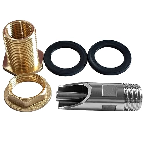 Joywayus Unidades 1/2 Aço Inoxidável Automático para Mamilo de Porco Bebedor de Água Alimentador + 5