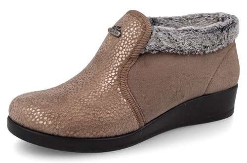 Fly Flot Zapato mujer zapatilla roble n3771 cd, marrón, 38 EU