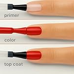 Sally Hansen Miracle Gel Salon Quality Nail Polish | Gel-Like Formula, Two-Step System, No UV Light Needed, Long Lasting | Opaque, Glossy | 555 Bordeaux Glow | Wine Red Nail Color - Image 5