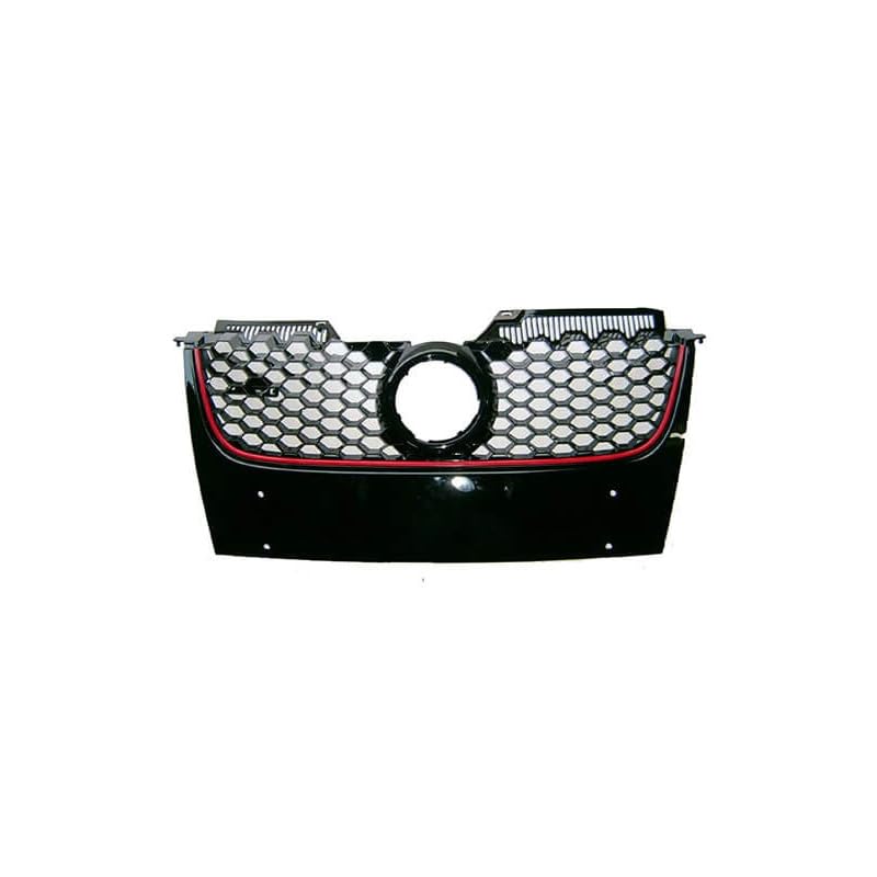 Rejilla calandra delantera imprimado compatible con Volkswagen Golf 5 GTI 2003-2008