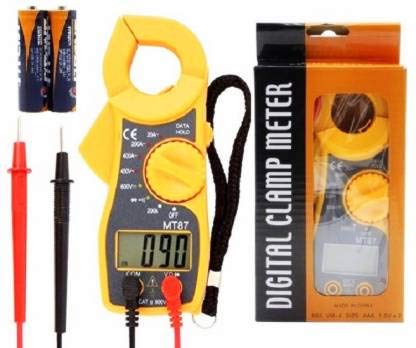 Mini Pocket-Sized Digital Clamp Meter Electronic Tong Tester Clamping Meter Digital Multimeter (2000 Counts) (B08YKCWNMW) Amazon Price History, Amazon Price Tracker