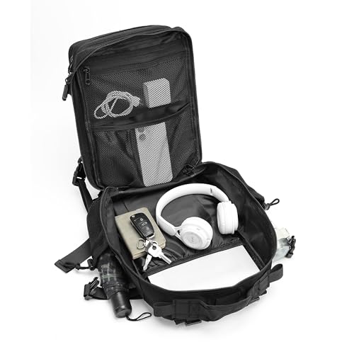 Image of 9L Mini Backpack for Men and Women, Small Backpack for Gym Hiking Travel Sports Running (20l-Black)