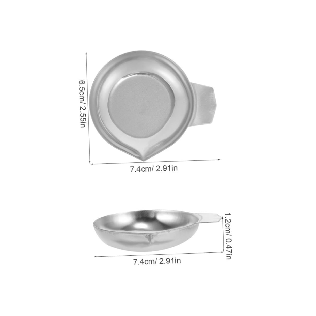 GOOHOCHY Diamond Tray Scale Electronic Scale Bowl Stainless Steel Weighing Pan Scale Jewelry for Carat Scales