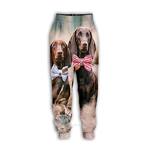 Pantalon teckel imprimé 3D idéal pour vos moments de détente