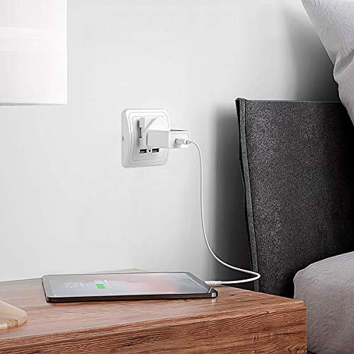 AIEVE 3 stuks UK naar EU adapters, UK type G 3-pins naar Duitsland/Europa 2-pins reisstekker stekker adapter stekker… - Image 8