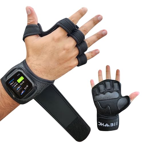 Dhabii Workout Gloves with Wrist Support & Breathable Grip