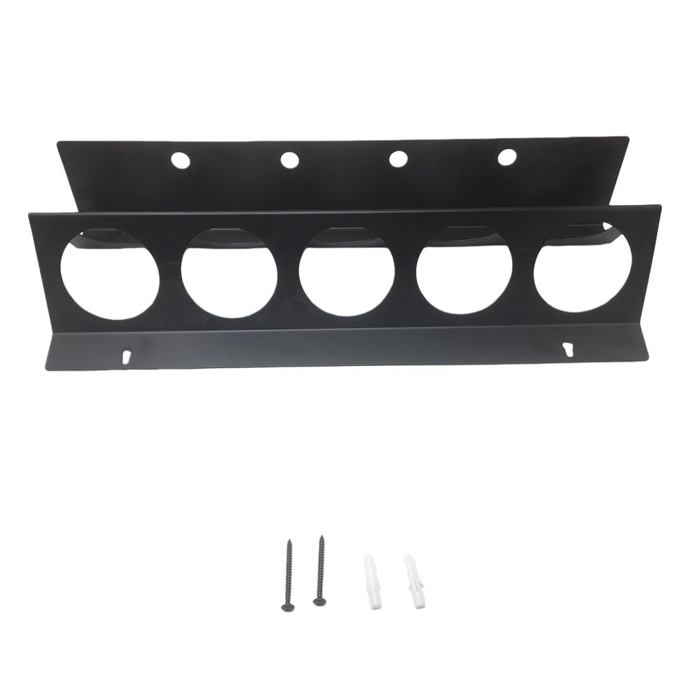 Wandmontierter Metallhalter für 5 Sprühflaschen, zur Aufbewahrung