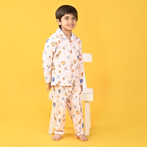 Image of Jam & Sugar Boys Cotton Printed Night Suit Set