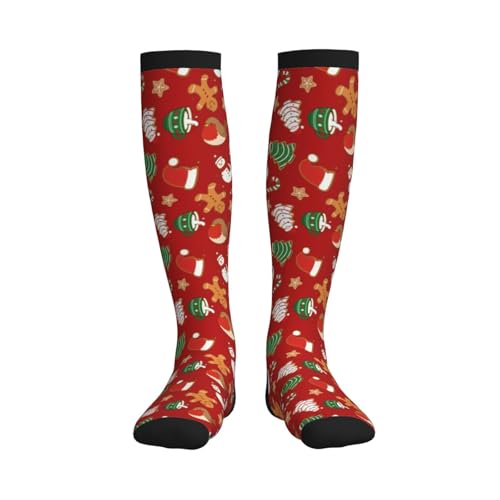 Image of Compression Socks for Women Men Circulation Graduated Supports Socks for Running Athletic Sports Nurse Travel