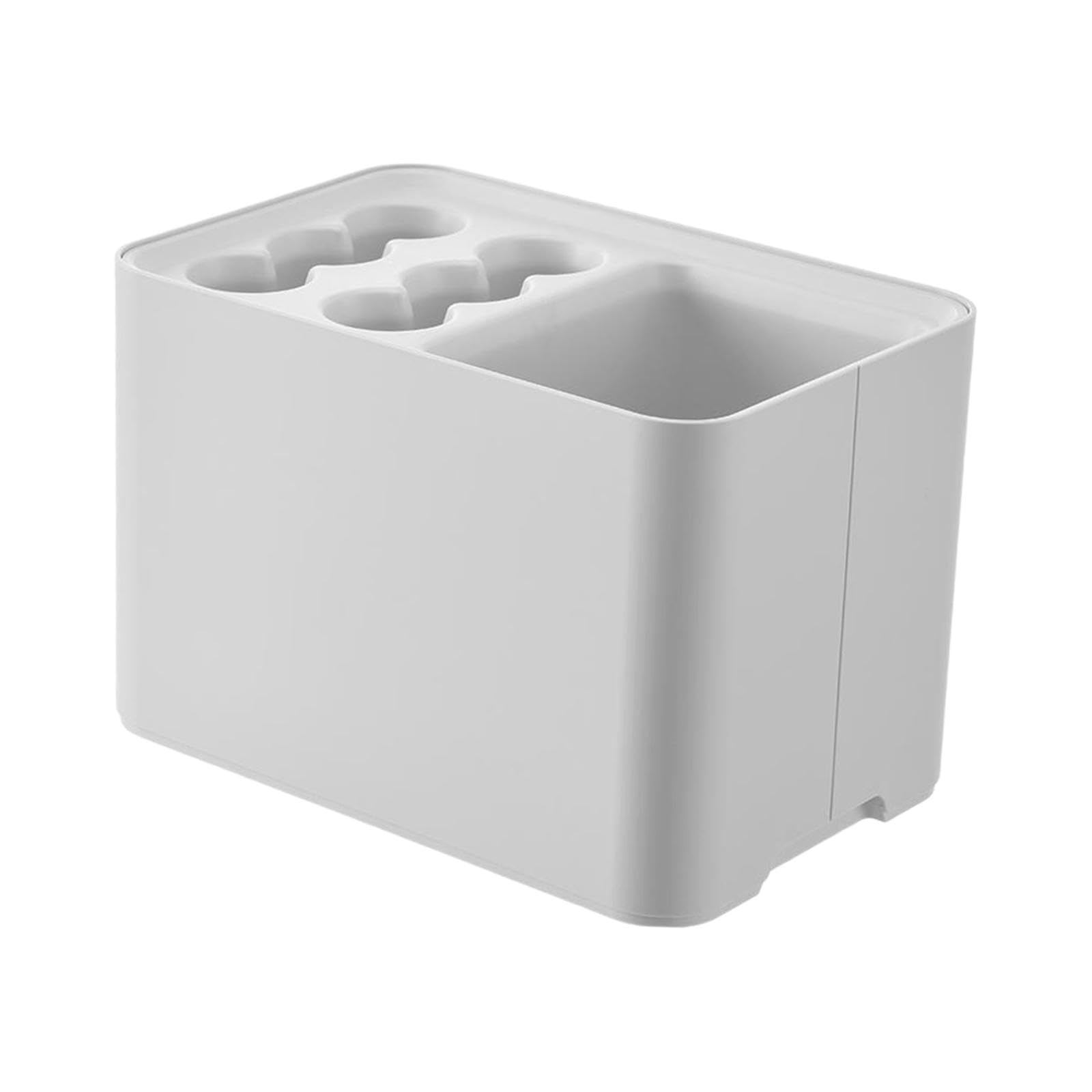 HYLYGFH Entryway Umbrella Stand with Removable Drip Tray for Small Umbrella Storage (White)