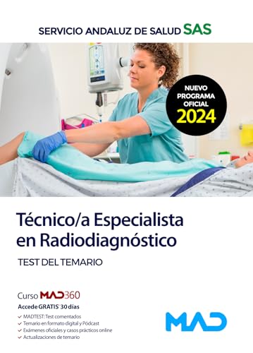 Técnico/a Especialista en Radiodiagnóstico del Servicio Andaluz de Salud. Test del temario