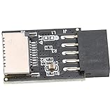 [Conversion de haute qualité] Cet adaptateur USB 2.0 vers type E convertit de manière transparente le port USB 2.0 9 broches de votre carte mère en une interface frontale de type C de type E 20 broches, garantissant la compatibilité avec les appareils modernes.parfait pour mettre à niveau les anciens systèmes afin de prendre en charge les connexions de type e remplacer la carte mère entière.