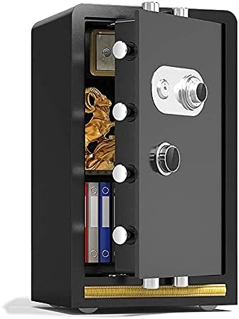 MXCERH Fireproof Waterproof Security Digital Cabinet s Fire-Proof and Anti-Theft Steel Large 80cm Cabinet Household Hotel F