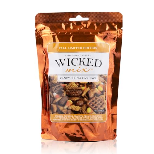 Wicked Mix Snack Mix with Mixed Nuts, Sweet and Salty Snacks Trail Mix Healthy Snack with Almonds,...