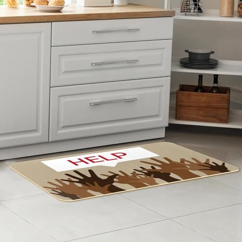 Alfombrilla de cocina para pasillo y cuarto de lavado pack de 2 3