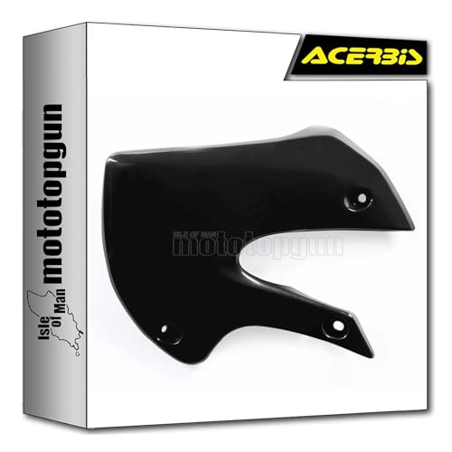 Écopes de radiateur Acerbis noires pour moto de cross KX 65