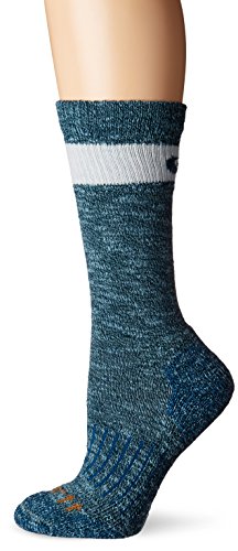 Carhartt Women's Merino Wool Crew Sock, Medium Blue, Shoe Size: 5.5-11.5